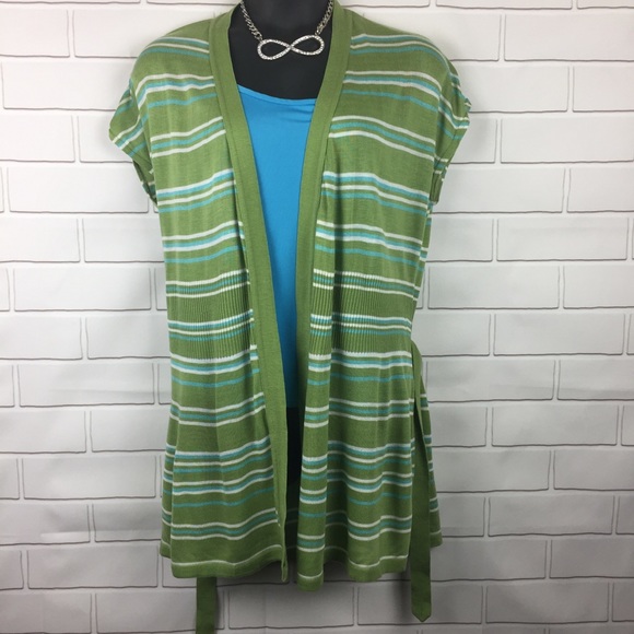 Ashley Stuart Women 2 pc w/ Tank & Sweater Vest - Picture 7 of 8